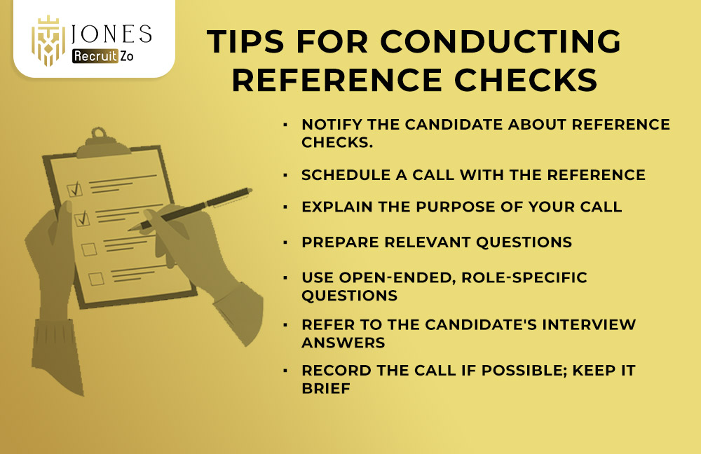 Tips for reference check